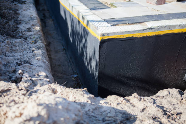Residential Waterproofing installation at a Pullman, WA home by SJ Waterproofing Pros
